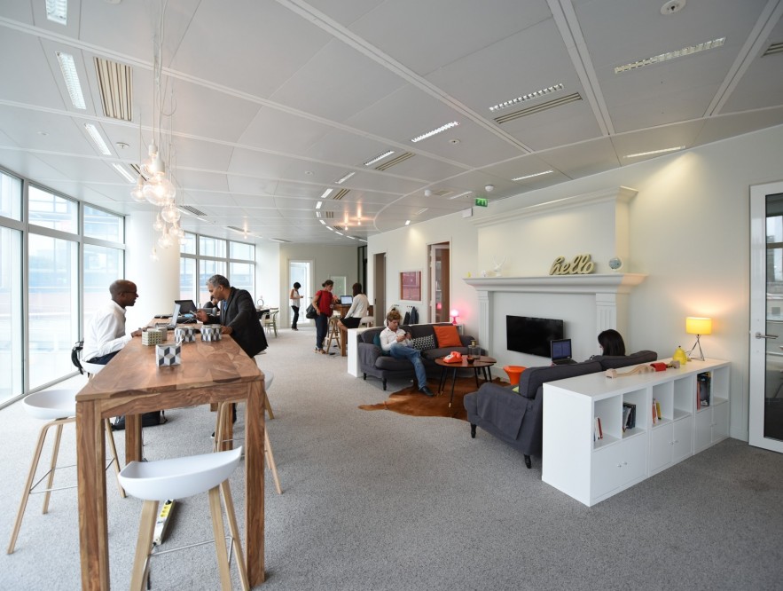 L'espace de coworking à Nextdoor Cœur-Défense